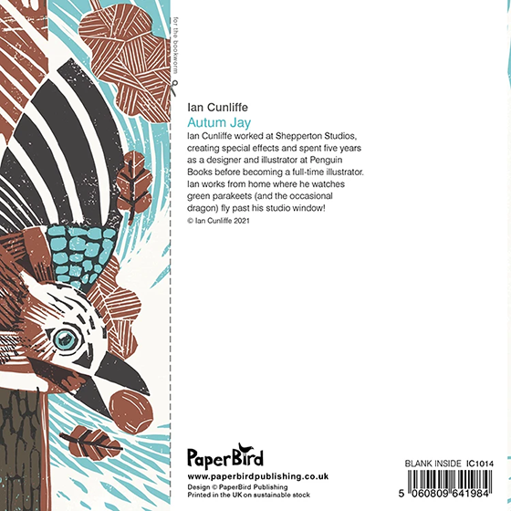 Autumn Jay – Greeting Card