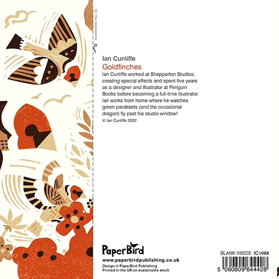 Goldfinches – Greeting Card