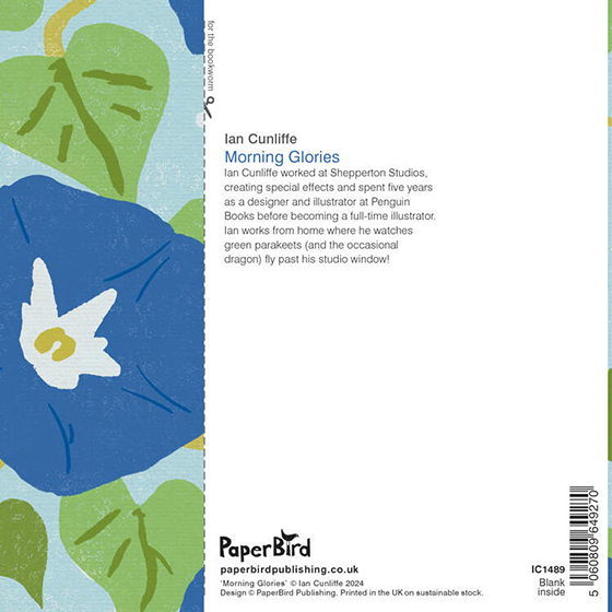 Morning Glories – Greeting Card