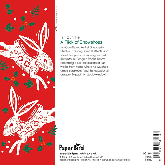 A Flick of Snowshoes – Greeting Card