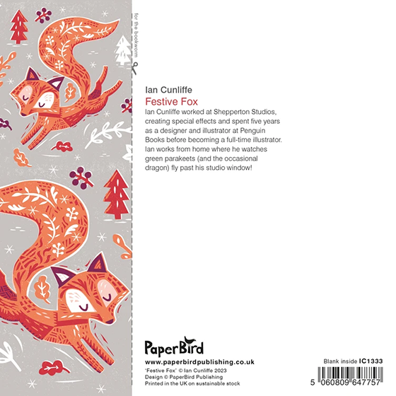 Festive Fox – Greeting Card